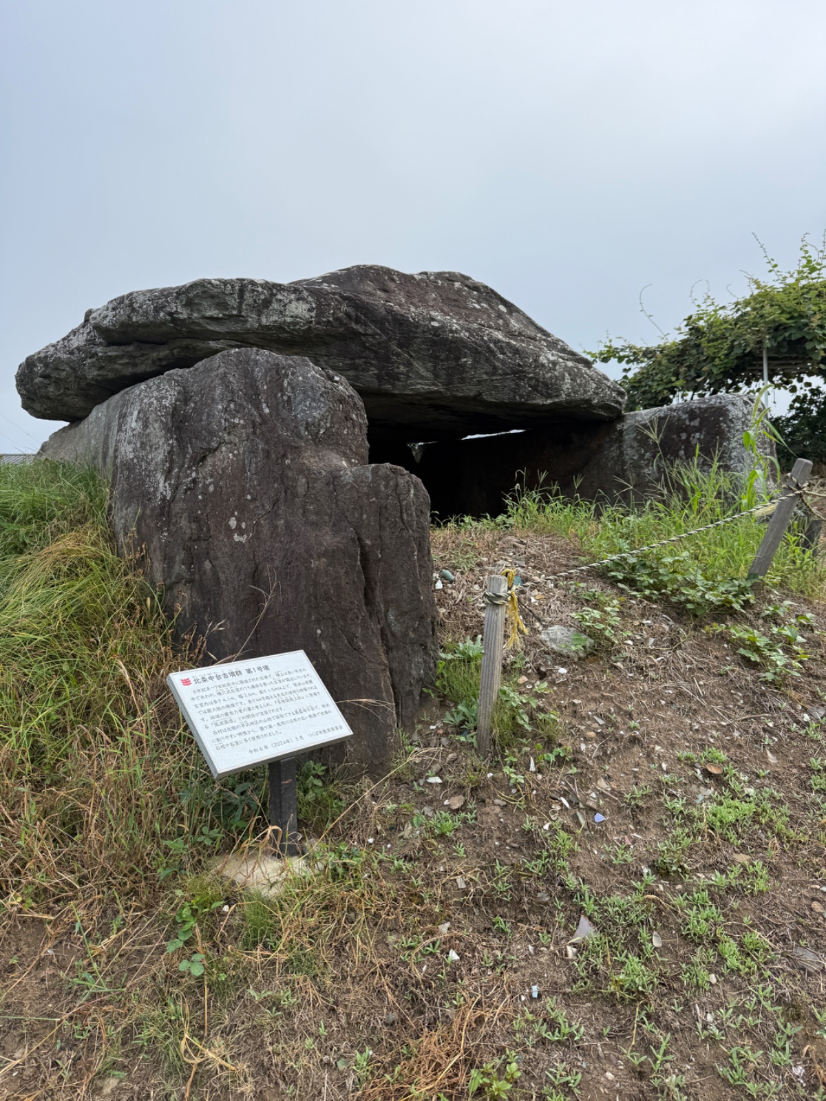 北条中台古墳群 第1号墳｜筑波山南麓、巨石が眠らせる古墳